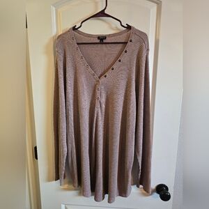 Torrid Lavender Waffle Knit Top